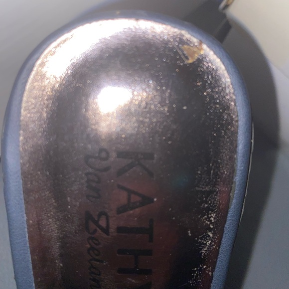 Kathy Van Zeeland VCADY Embellished Clogs, Size 7.5, Color: Blue - Picture 15 of 15